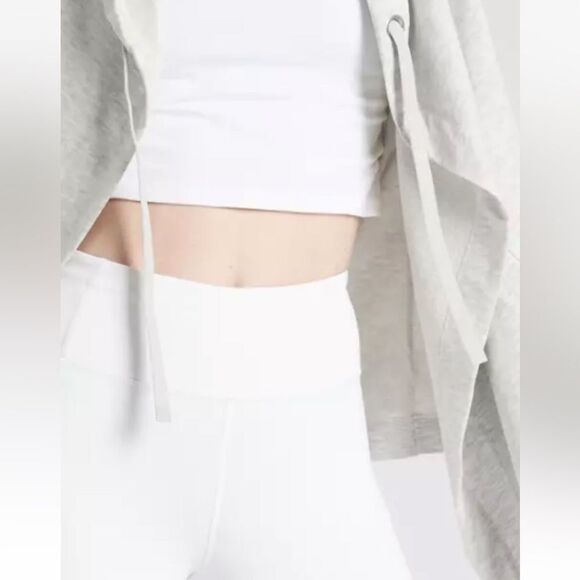 ATHLETA Vista Wrap Open Hooded Cardigan Sweatshirt Women’s S Athleisure Travel - Picture 12 of 13